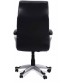High Back Leatherette Revolving Executive Chair, Office Chair, With Tilt Mechanism, Height Adjustment, Color Brown, Nylon Base, Fixed Arm